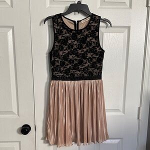 Elegant Black and Gold Lace Women’s/Juniors Dress